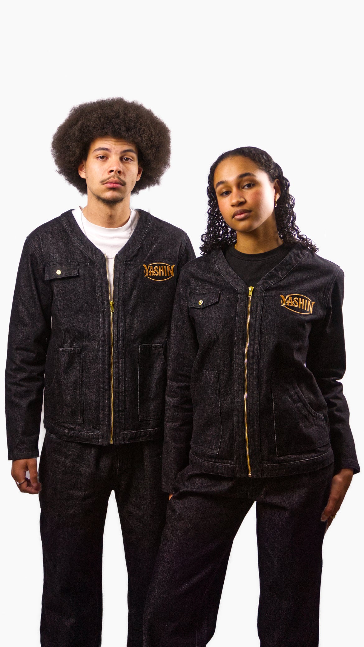 Veste Denim noire