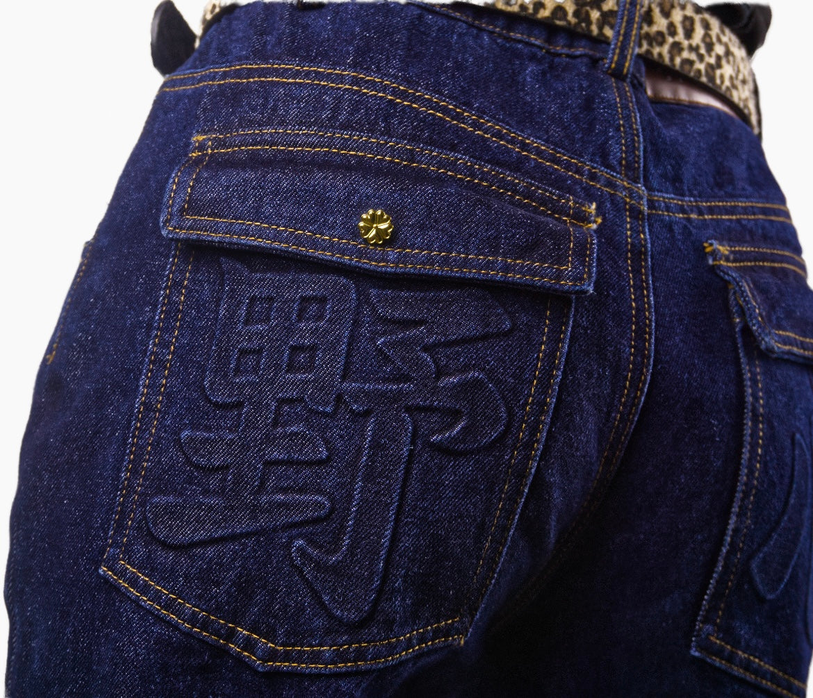 Pantalon Denim bleu marine