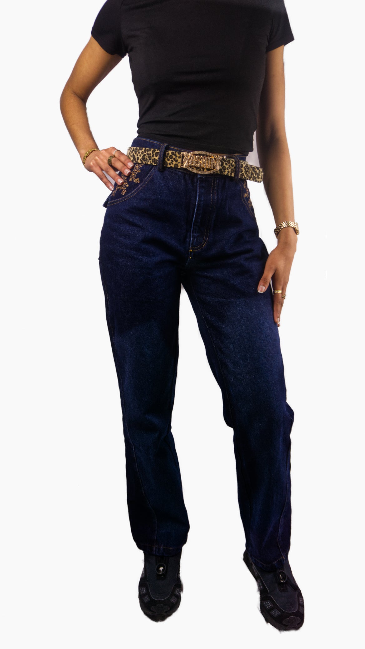 Pantalon Denim bleu marine