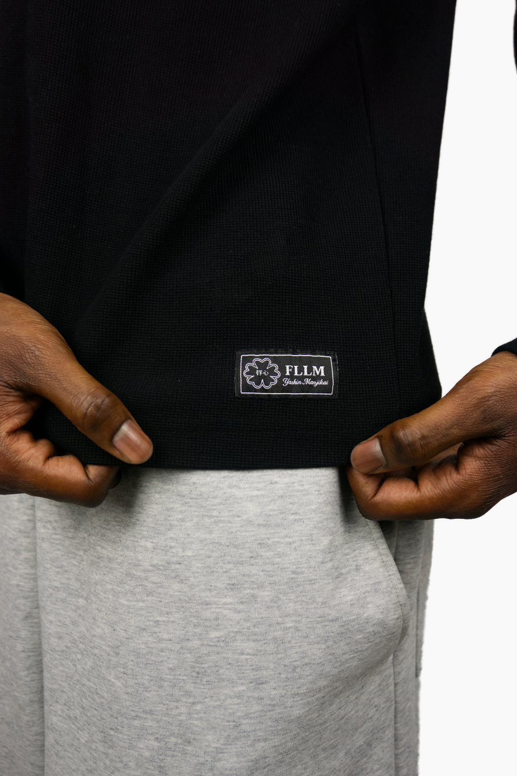 T-shirt Waffle manches longues LUMUMBA