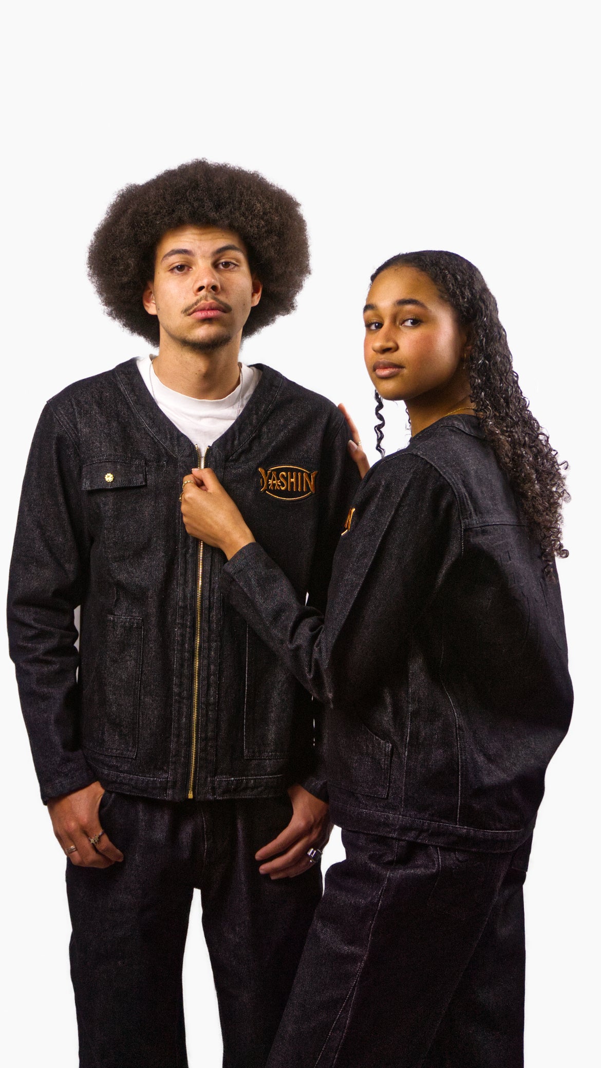 Veste Denim noire