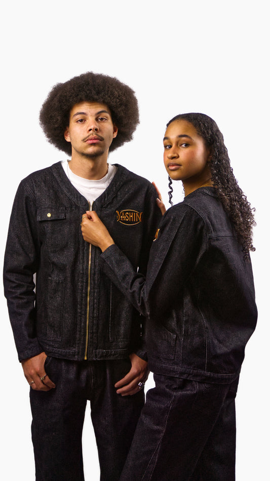 Veste Denim noire