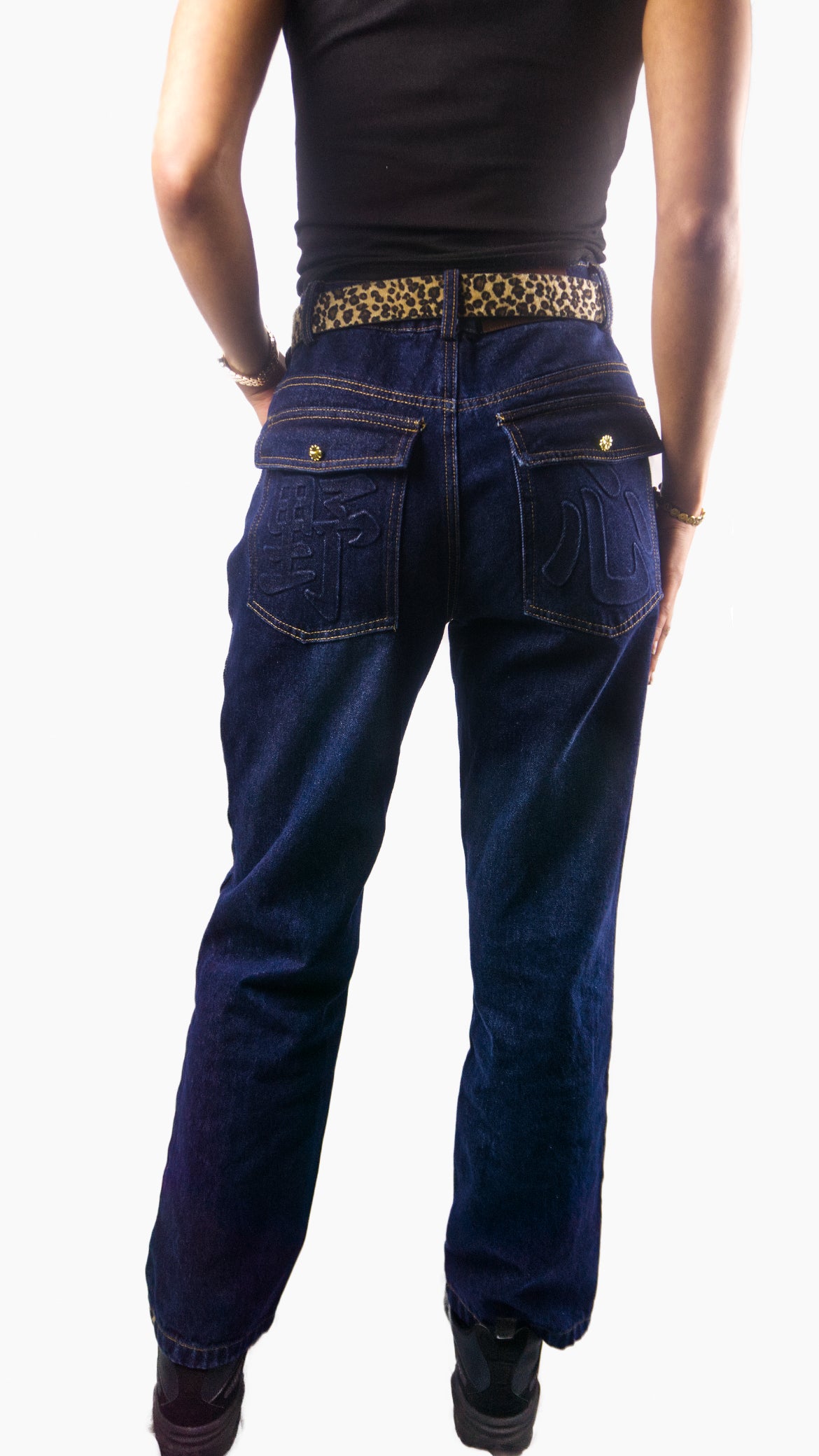 Pantalon Denim bleu marine