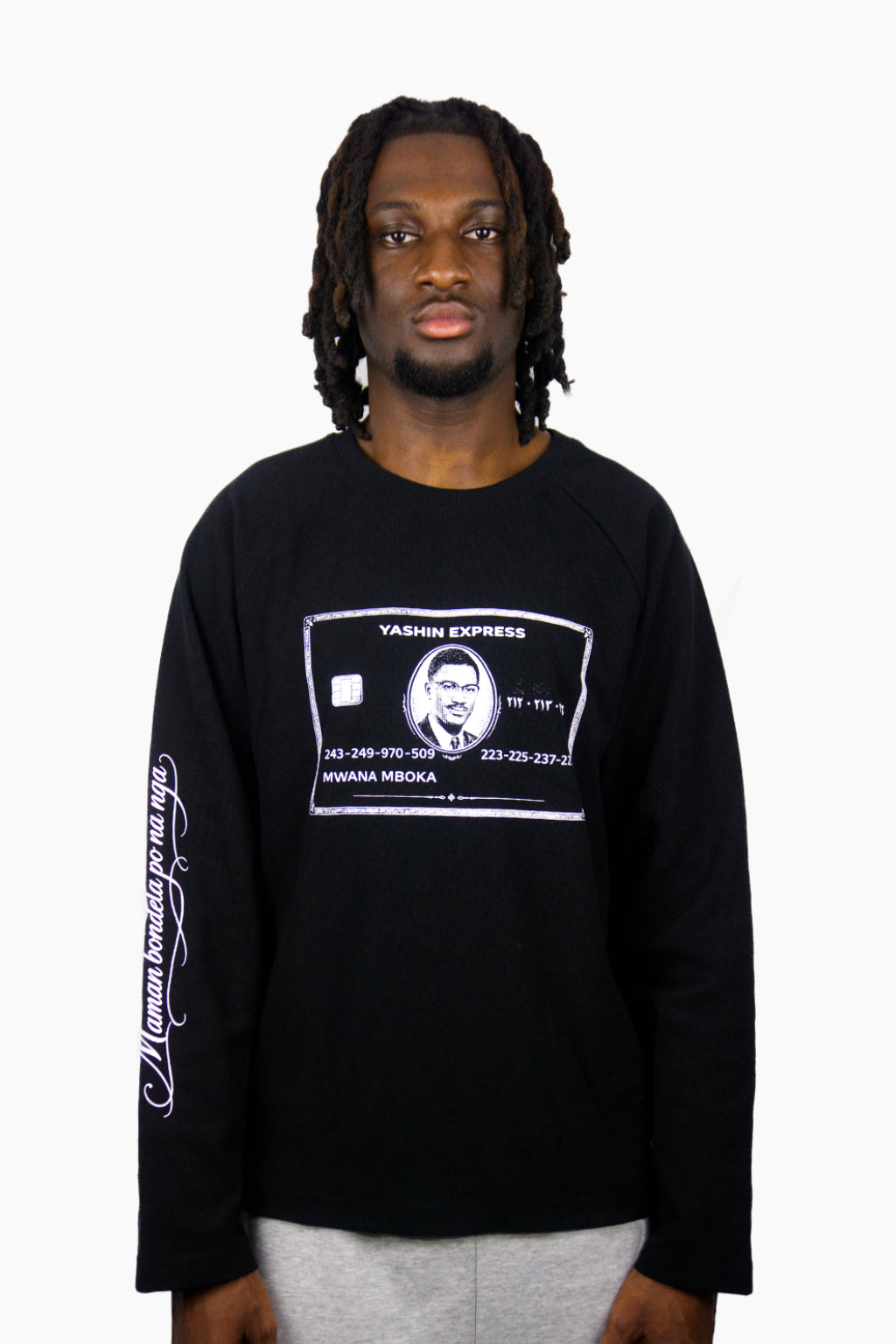 T-shirt Waffle manches longues LUMUMBA