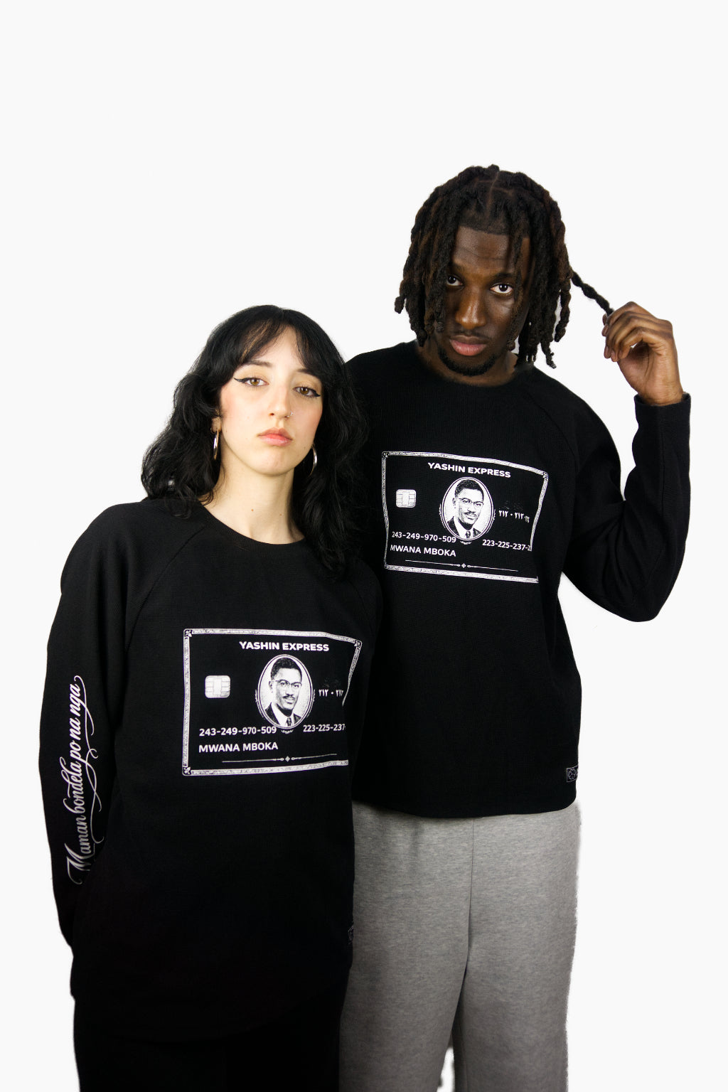 T-shirt Waffle manches longues LUMUMBA