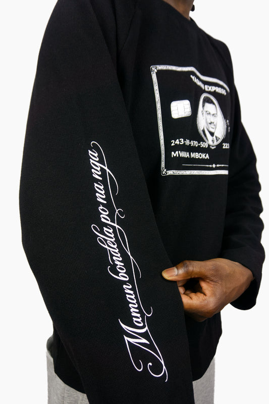 T-shirt Waffle manches longues LUMUMBA