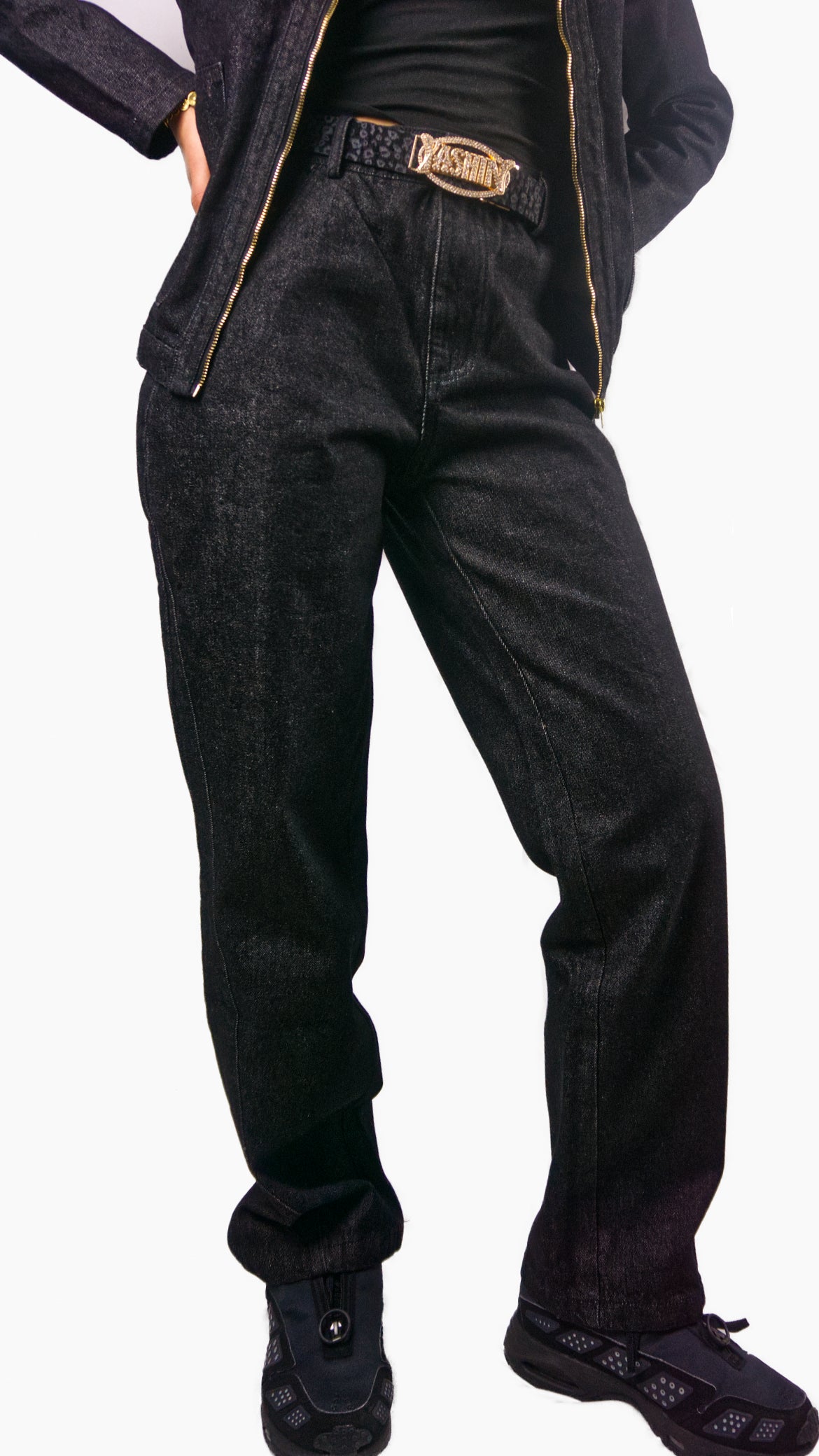 Pantalon Denim noir