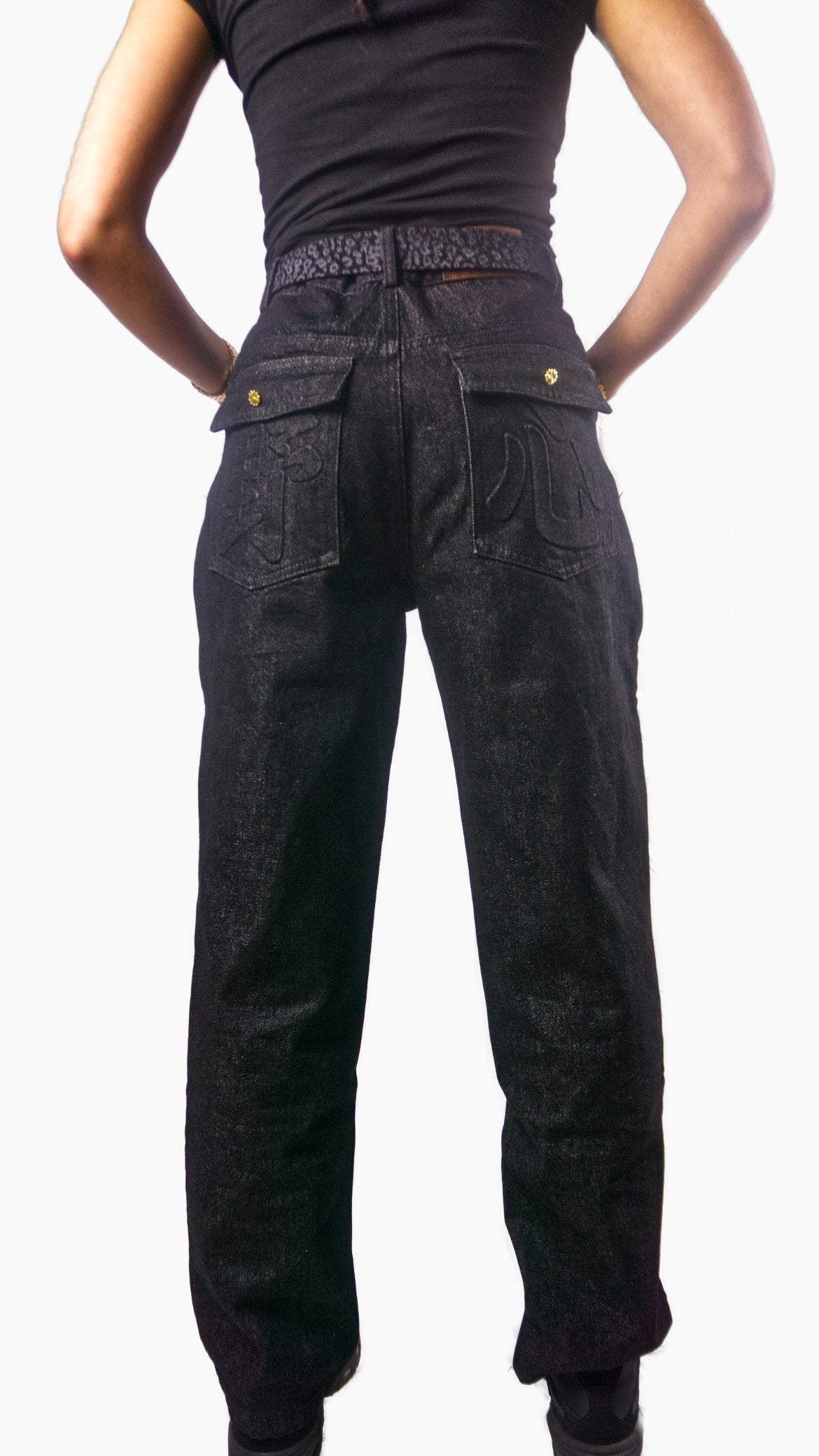 Pantalon Denim noir