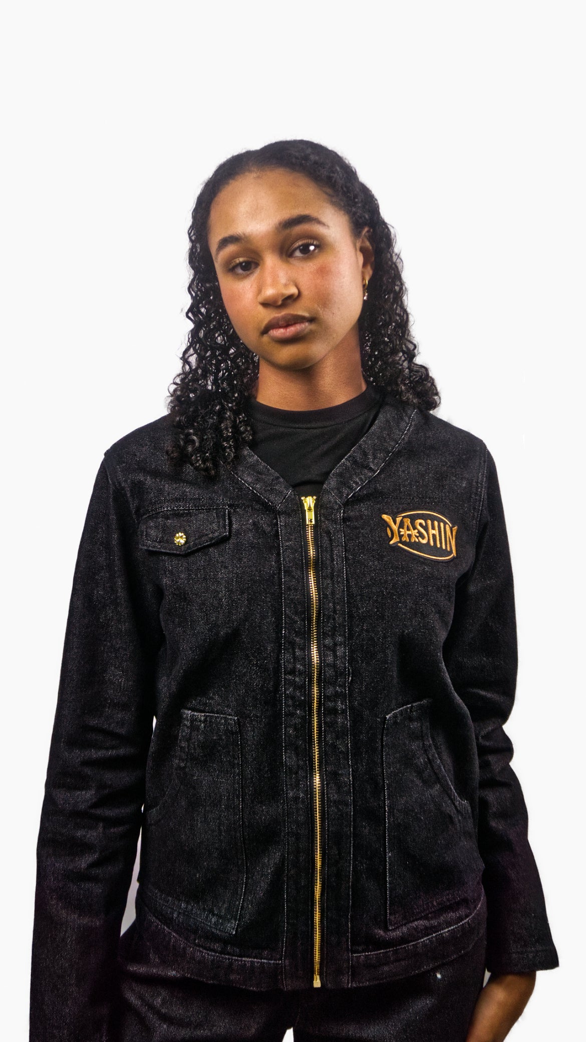 Veste Denim noire