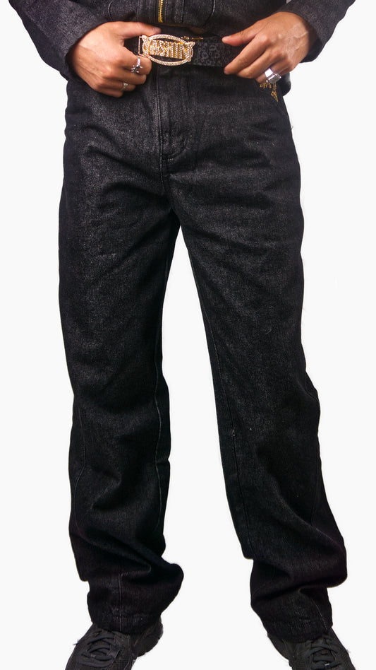Pantalon Denim noir