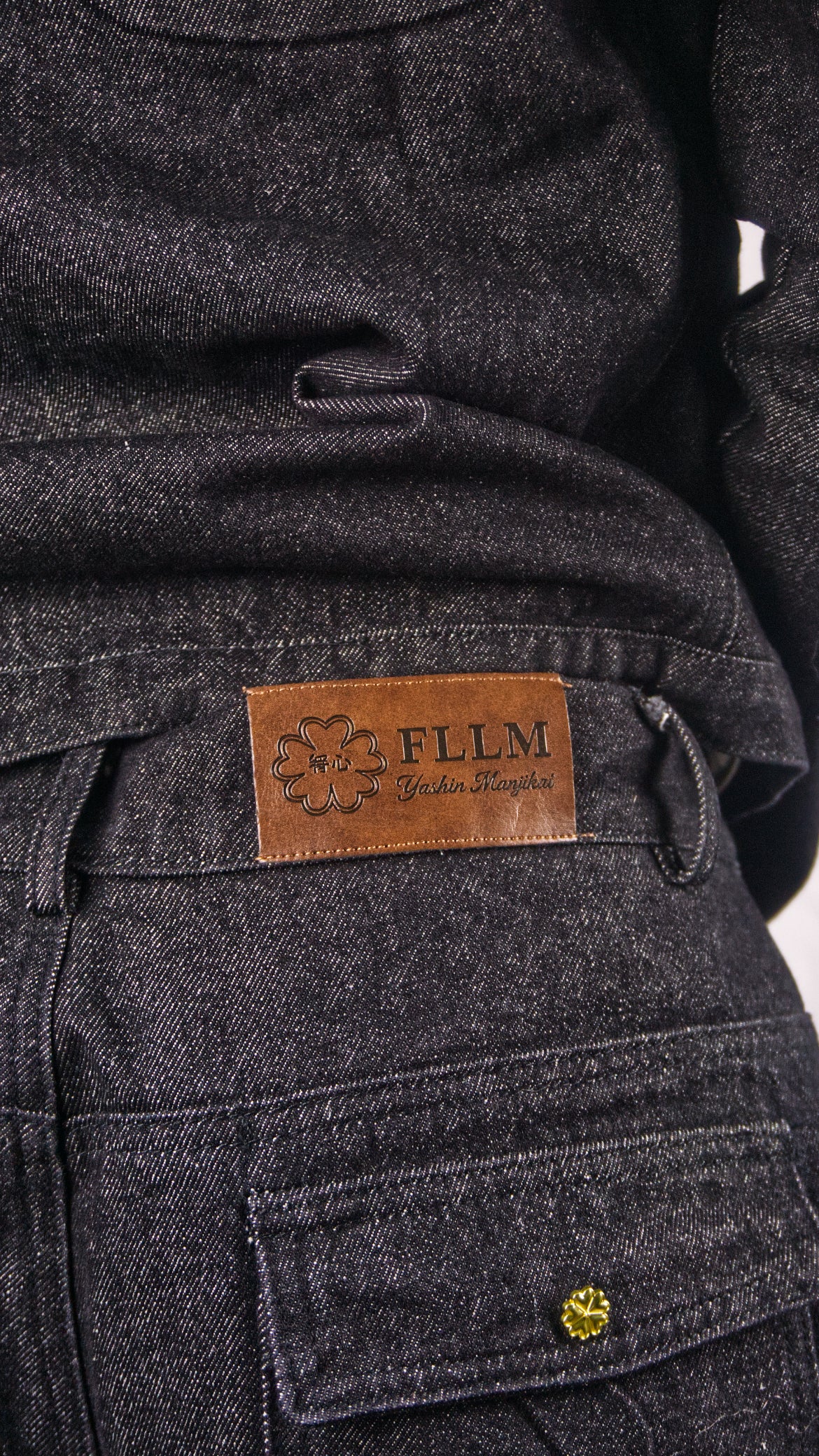 Pantalon Denim noir