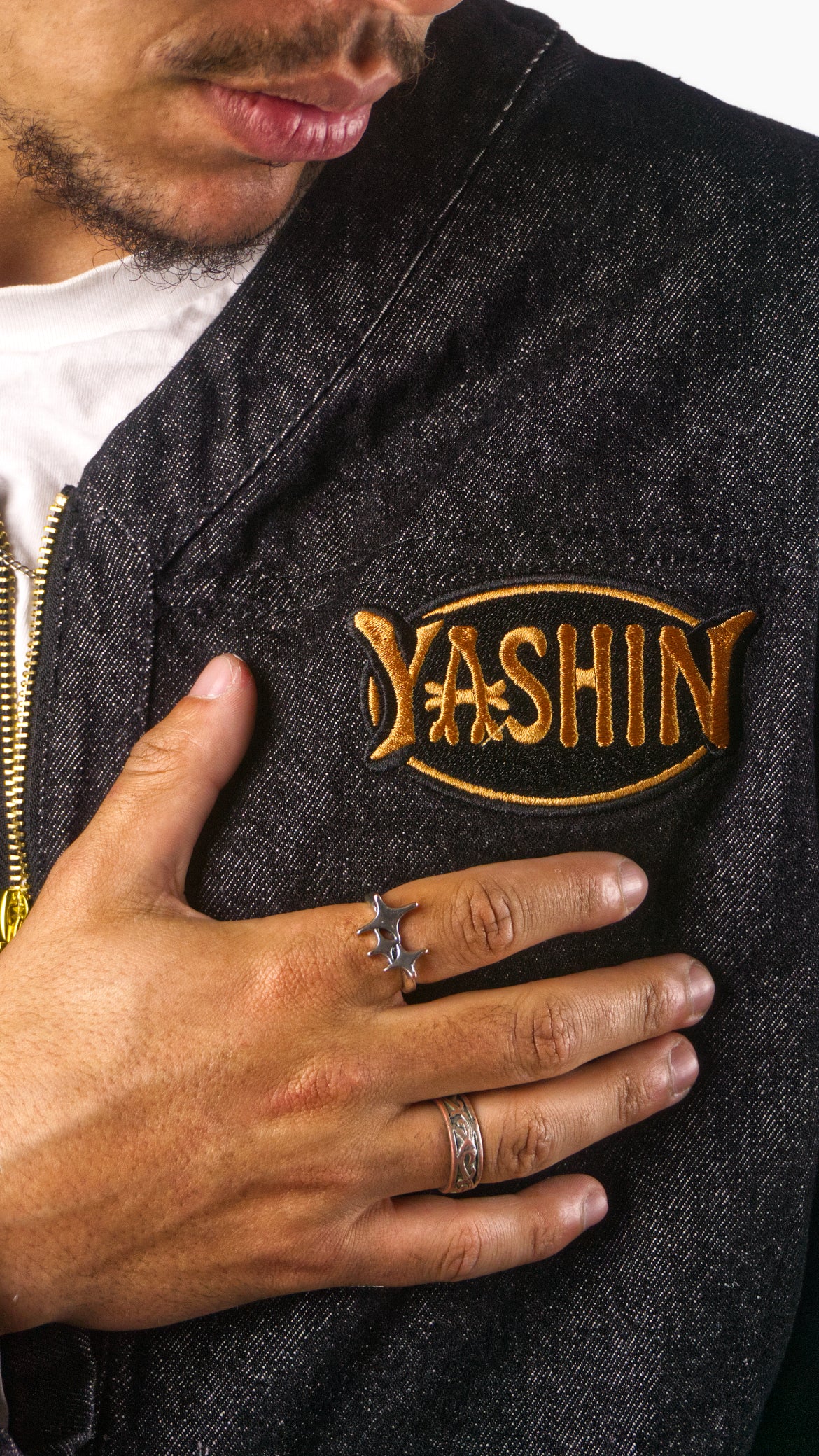 Veste Denim noire