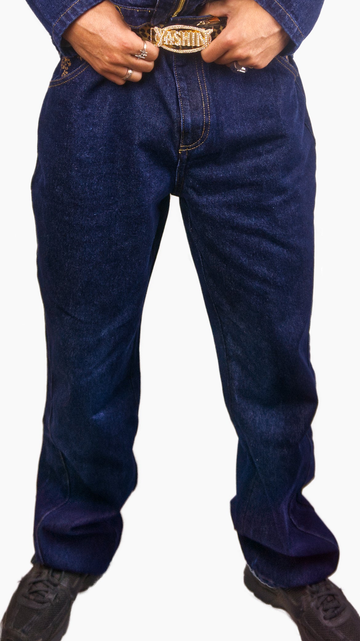 Pantalon Denim bleu marine