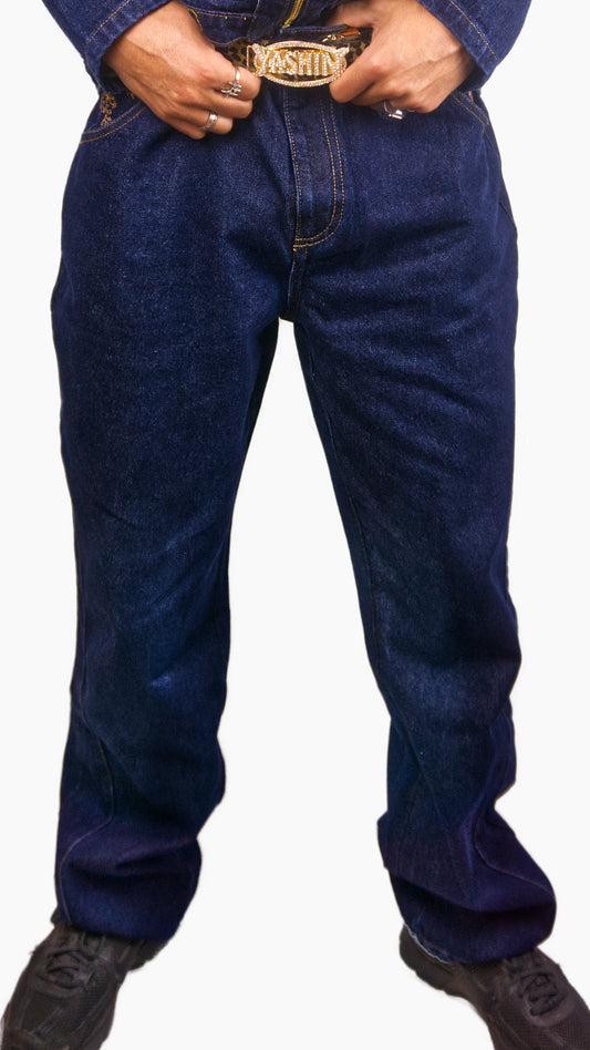 Pantalon Denim bleu marine