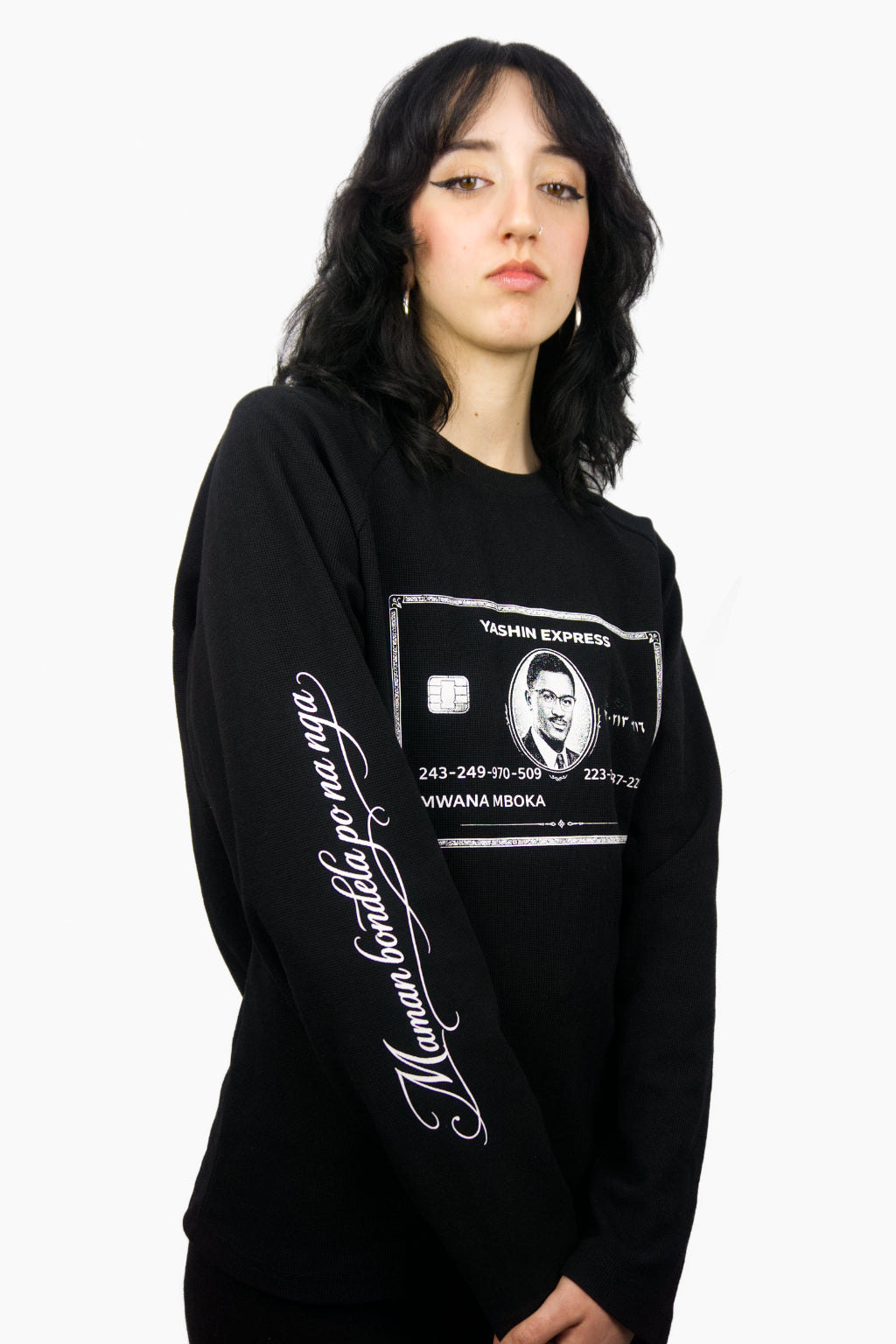 T-shirt Waffle manches longues LUMUMBA