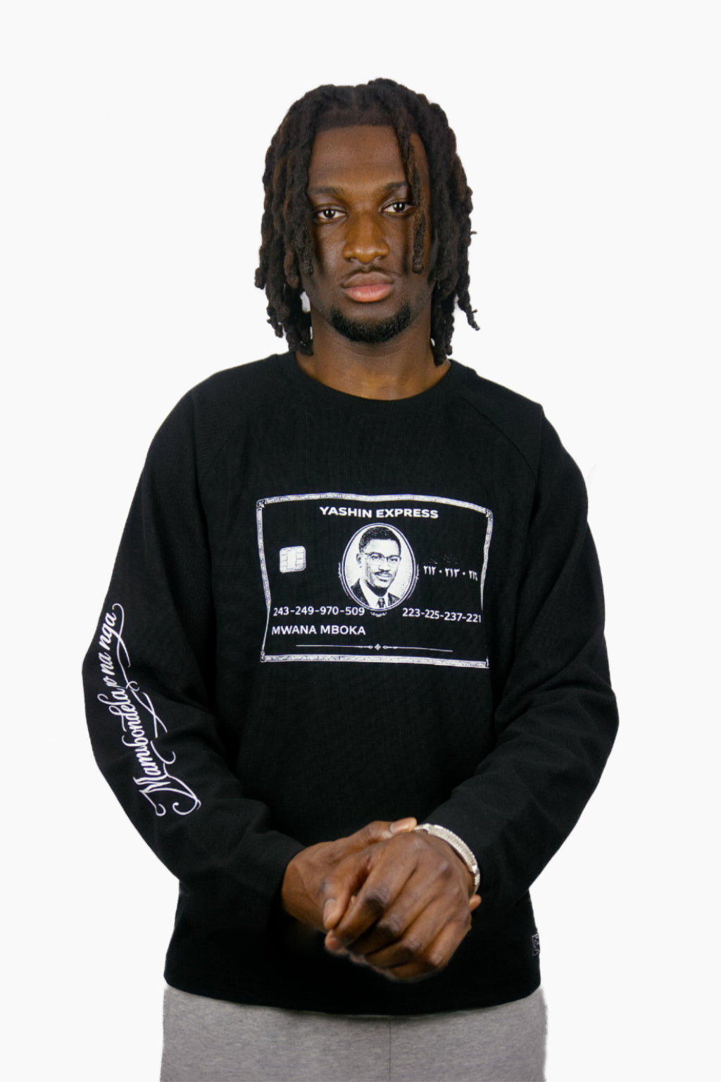 T-shirt Waffle manches longues LUMUMBA